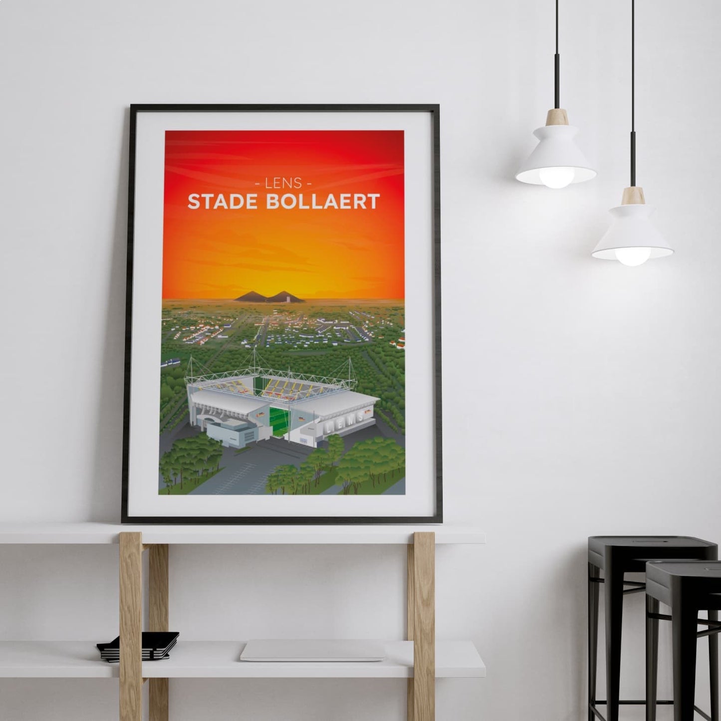 affiche stade bollaert lens